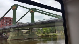 One of many cross river bridges, Frankfurt